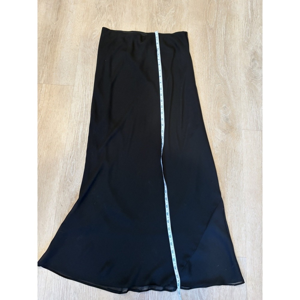 VTG Chiffon Maxi Skirt Med Sheer Fairy Grunge Whimsigoth Witchy Romantic 90s Y2K - Picture 3 of 9